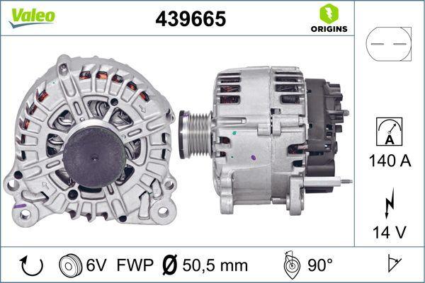 ALTERNATÖR VW GOLF 1.4TSI (TG14C027) ALTERNATÖR BİNEK - VALEO - OEM 03C903023C