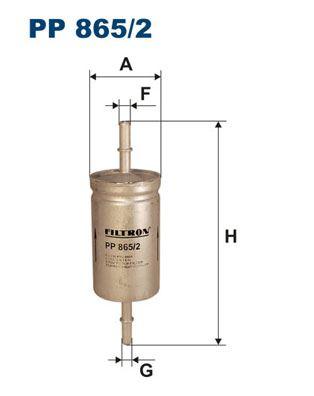 YAKIT FİLTRESİ FOCUS 1.4 16V-1.6 16V-1.8 16V-2.0 16V(75/131 PS)(98-04)- CONNECT 1.8 16V 02=> (85 PS) - FILTRON - OEM F89E9155AA