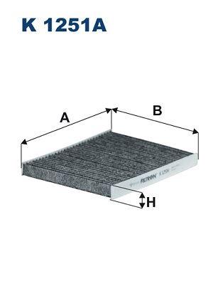 POLEN FILTRESI FIESTA 08>17 B-MAX 14> COURIER 14> ECOSPORT 14> KA+ 16> - FILTRON - OEM 8V5J19G244AA