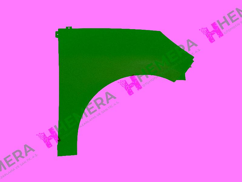 ÇAMURLUK ÖN SAĞ ASTARLI GRİ RENAULT SCENIC III 2012-2014 631009973R - PULO - OEM 631007894R