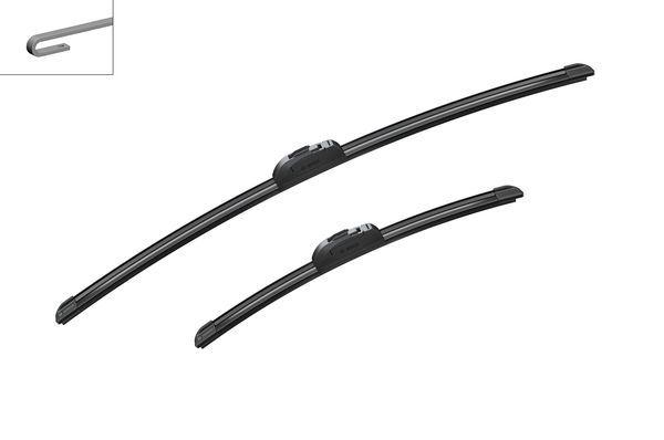 AEROTWIN SİLECEK 65cm+40cm (MUZ TİPİ) P206-AURIS-AVENSIS-COROLLA VERSO-ACCORD-CRV-JAZZ-İ40 - BOSCH - OEM A3397005830