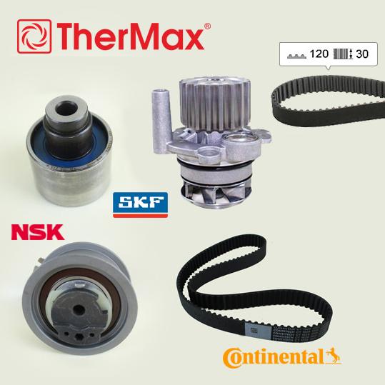 DEVİRDAİMLİ TRİGER SETİ PASSAT-JETTA-GOLF5-OCTAVIA-TOLEDO-A3-A6 2.0TDI (07-11) (BKP-BKD-BRE-BLB) (T) - THERMAX - OEM 03G198119A