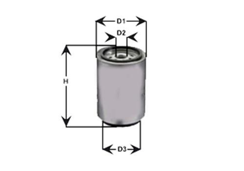 YAKIT FİLTRESİ SCANİA. DAF. VOLVO ŞASE FİLTRESİ (ZP 3035AF) (R90T) WK 1060/5x-PP 967/4-FS 19551 - SARDES - OEM 3989632
