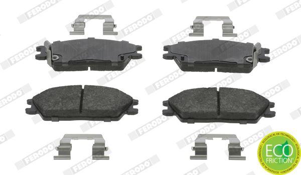 ÖN FREN BALATA HYUNDAI ACCENT 1.3L 1.5L 1.6L benzinli 1.5L CRDi dizel 95-05 / GETZ 1.1L 1.3L 1.4L benzinli 1.5L CRDi dizel 02-09 / EXCEL 90-95 / SCOUPE 92-96 - FERODO - OEM 581011CA10