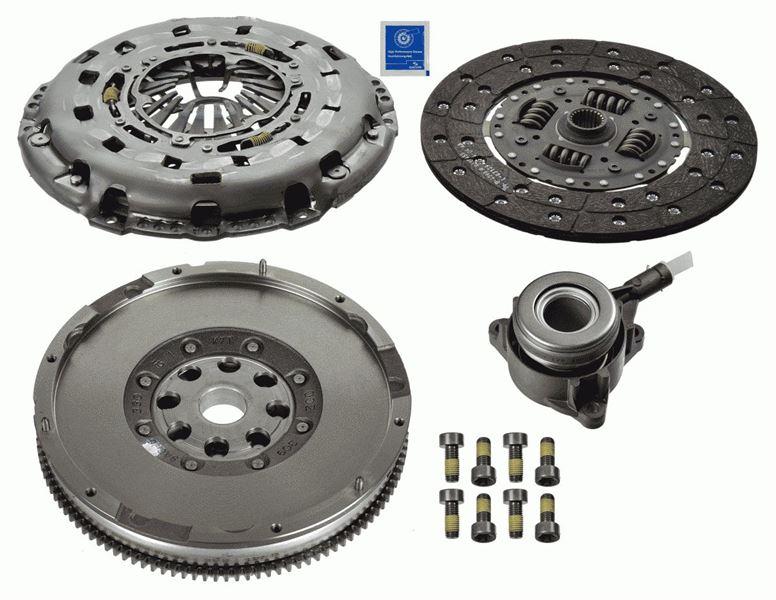 DEBRIYAJ SETI+VOLAN+RULMAN ARKADAN CEKER FORD TRANSIT V-347 2.4 TDCI 140 PS 06> (4C11 7540 AG-4C11 6477 DB-4C11 7C559 AH) - SACHS - OEM 4C116477DB