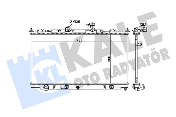 RADYATÖR AL/PL/BRZ MAZDA 6 GS - KALE - OEM L5A315200A