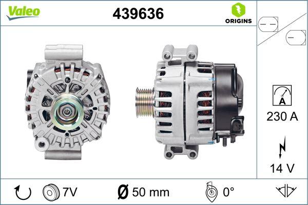 ALTERNATÖR BMW 5 (F07-F10-F18) 550i-550i xDr-BMW 6 (F12-F13) 650i-650i xDr-BMW 7 (F01-F02-F03-F04) - VALEO - OEM 12314595890