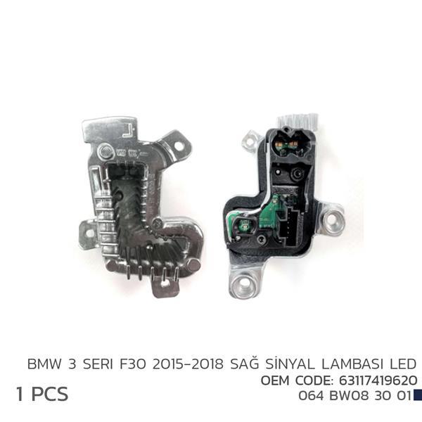 BMW 3 F30 2015-2018 SAĞ SİNYL LED MODL 63117419620 - NIKEN - OEM 63117419620