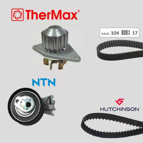 DEVİRDAİMLİ EKSANTRİK GERGİ KİTİ(104x170)106-206-207-307-BIPPER-PARTNER-BERL-C2-NEMO-FIORINO 1.4 (T) - THERMAX - OEM 9400831869