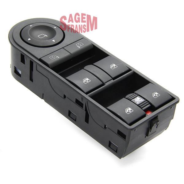 CAM AÇMA KAPAMA ANAHTARI SOL ASTRA H-ZAFİRA B (DÖRTLÜ+ÇERÇEVELİ+DİKİZ AYNA KONT.) - SAGEM - OEM 13228699