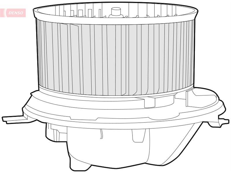 KALORIFER MOTORU VW-SKODA-SEAT-AUDİ-GOLF5-GOLF6-PASSAT-CADDY-OCTAVİA-SUPERB-LEON-A3 04-13 - DENSO - OEM 1K1819015