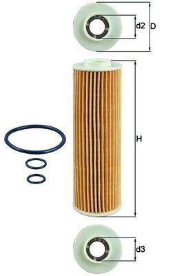 YAG FILTRESI MERCEDES M271 EVO W204 S204 C204 W212 S212 C207 R172 - MAHLE - OEM A2711800509