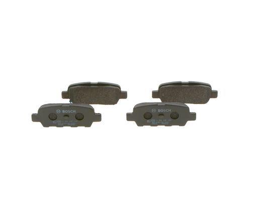 ARKA FREN BALATA NISSAN QASHQAI 1,5L 1,6L 2,0L K9K M9R HR16DE MR20DE J10 06-13 / X-TRAIL 2,0L QR20DE T30 01-07 2,5L QR25DE T30 01-> 2,2L YD22DDTi T30 01-> / MURANO 3,5L Z51 4x4 DCi 08-> / INFINITI FX 3.5L VQ35DE FX35 03-08 / RENAULT KOLEOS 08> - (Aşınma ikaz soketli) - BOSCH - OEM 44060EG085