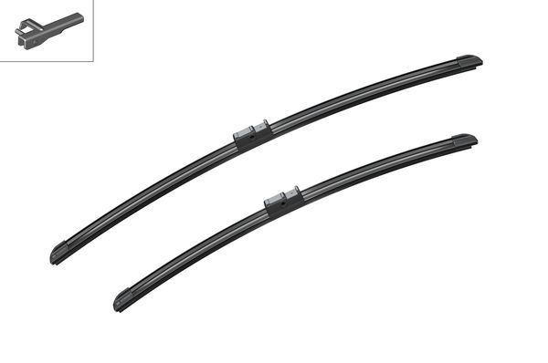 SILECEK SUPURGESI TAKIMI 600mm / 500mm BMW E70 E71 - BOSCH - OEM 61610077821
