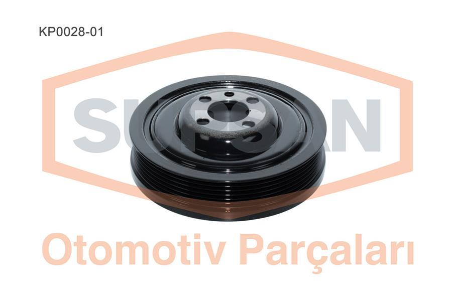 KRANK KASNAĞI VW TRANSPORTER 2.0 TDI BEETLE-CADDY III-GOLF VI-JETTA III-IV-PASSAT-POLO 1.6 TDI 16V - SUPSAN - OEM 038105243M