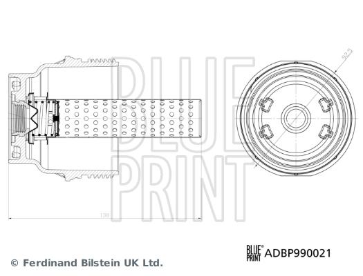 YAĞ FİLTRESİ KAPAĞI LX 460 AWD (URJ2).LX 570 AWD (URJ2) - BLUEPRINT - OEM 156200S010