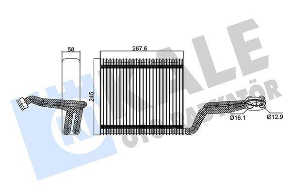 EVAPORATÖR AUDI A4-SEAT EXEO-EXEO ST - KALE - OEM 8E1820103A