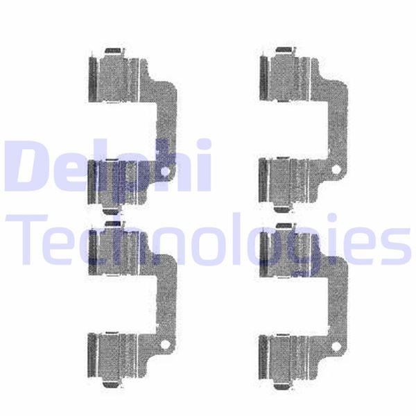 FREN BALATA MONTAJ TAKIMI ARKA LAND ROVER FREELANDER 02/06> - DELPHI