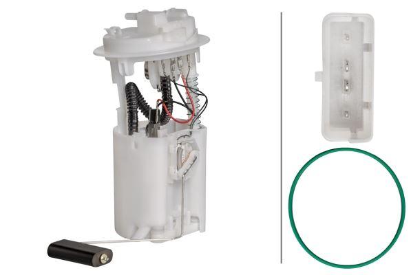 DEPO ŞAMANDIRASI P206 1.1i-1.4i-1.6i-2.0 98> P607 2.0-2.2 00> PARTNER-BERLINGO-XSARA 1.6-1.8-2.0 - HELLA - OEM 1525.H8