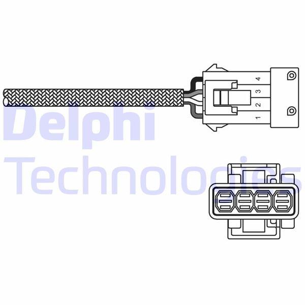 OKSİJEN SENSÖRÜ - CITROEN BERLİNGO. XSARA 07/95> - DELPHI - OEM 1628.70
