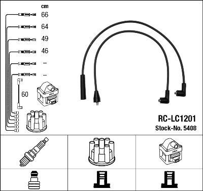 RC-LC1201 ATEŞLEME KABLOSU - NGK