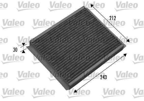 POLEN FİLTRESİ OPEL MERIVA A 03>10 (KARBONLU) (ELEKTRONİK KLİMA HARİÇ) - VALEO - OEM 95528291
