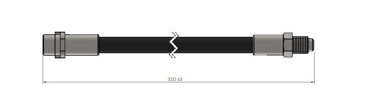 FREN HORTUMU arka SLK 200-230-320 96-. - CAVO - OEM 1256280135