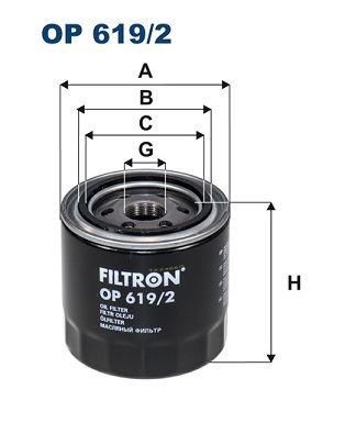 YAĞ FİLTRESİ TOYOTA COROLLA IX VERSO 2.0 D-4D 90HP 01/02-05/04 (OP619.2) - FILTRON - OEM 90915300038T