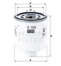 YAG FILTRESI TRANSIT V363 17>(4×4) 105PS 130PS 170PS 2.0 ECOBLUE - MANN - OEM GK3Q6714AA