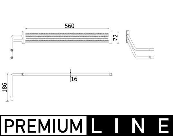 Ölkühler BMW 7 (F01.F02.F04) - MAHLE