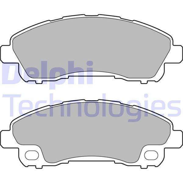 ÖN/ARKA FREN BALATA MITSUBISHI CANTER FUSO 3,0L 4P10 TFA35 TFB35 Euro6 16-> - DELPHI - OEM MK585735