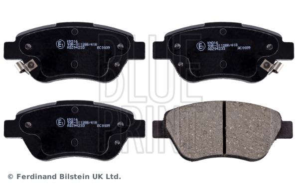 ÖN BALATA CORSA D (KÜÇÜK TİP) 1.0-1.2-1.3 CDTI-1.4 06> ADAM 14> DOBLO 03> PANDA 04> - BLUEPRINT - OEM 1605226