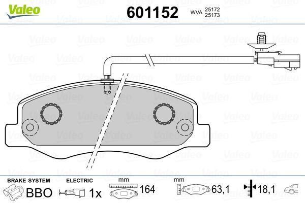 FREN BALATASI ARKA RENAULT MASTER III 10> OPEL - VALEO - OEM 440600866R
