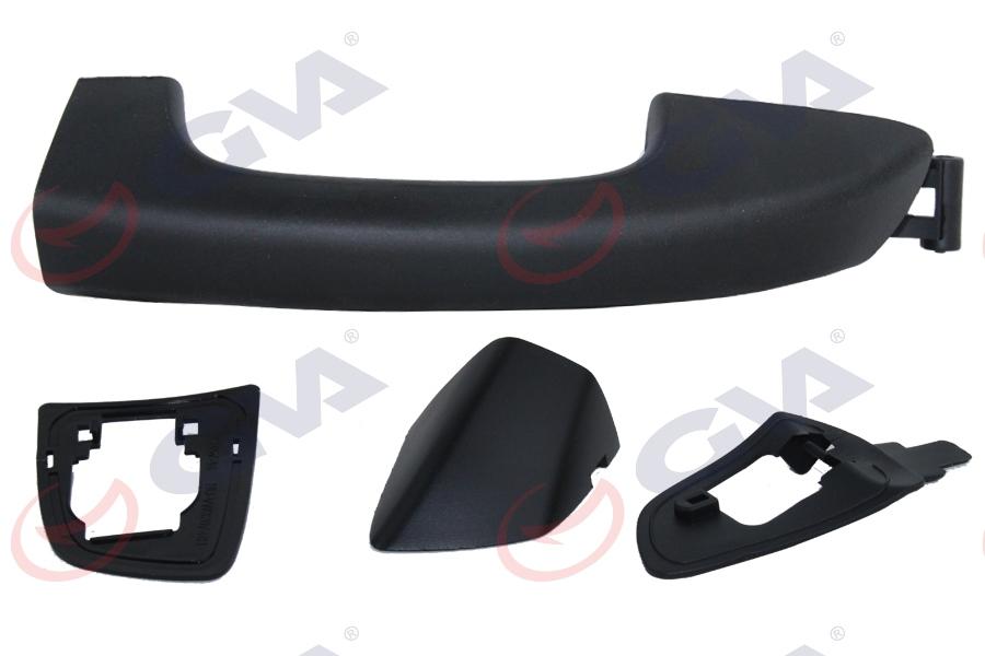 DIŞ KAPI KOLU KAPAKLI ÖN SAĞ (ANAHTAR DELİKSİZ) SİYAH ASTARLI GOLF6 - GVA - OEM 1K8837206FGRU