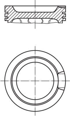 PİSTON COMPLETE AUDI — MAHLE 0331602 - MAHLE