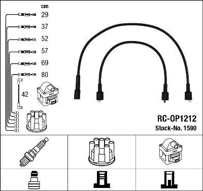 RC-OP1212 ATEŞLEME KABLOSU - NGK