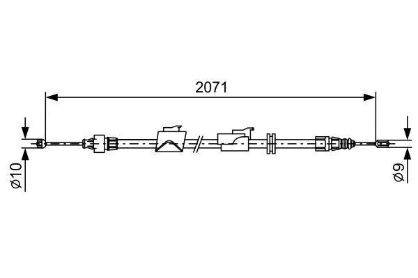 EL FREN TELLERİ ARKA SAĞ GALAXY-MONDEO IV 07>14 - BOSCH - OEM 1545340