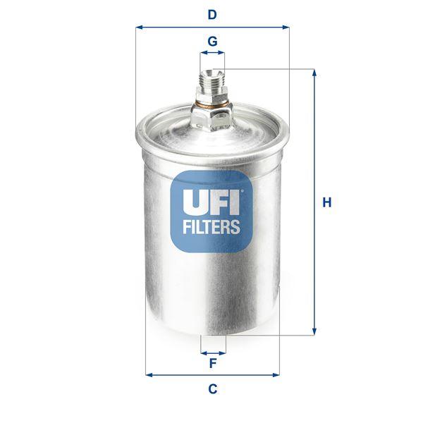YAKIT FILTRESI MERCEDES M102 M103 M104 W201 W124 W140 C140 R129 - UFI - OEM A0024770601