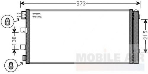 KLİMA RADYATORU (KONDENSERİ) RENAULT MASTER III 10 - VALEO - OEM 4419449