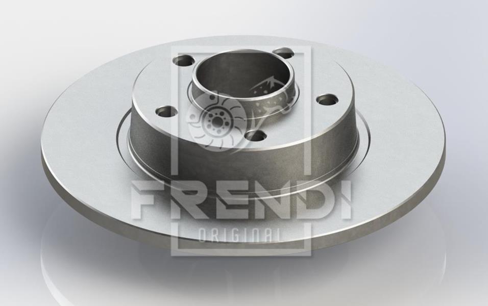 ARKA FREN AYNASI RENAULT TRAFIC II 01>06 OPEL VİVARO 01>06 (280x12x5DELİK) - FRENDI - OEM 7711130076