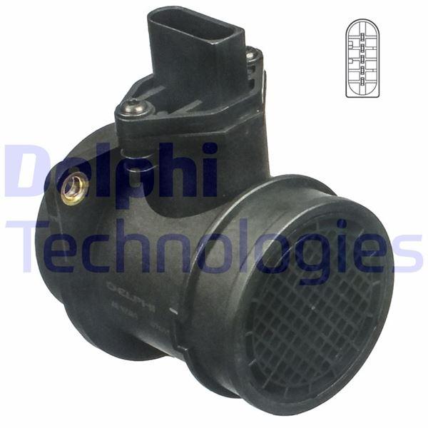 DEBİMETRE SENSÖRÜ KOMPLE AUDI A3 1.8 T. A4 1.8 T. A6 1.8 T. TT; SKODA OCTAVİA; SEAT EXEO 1.8 T. IBİZ - DELPHI