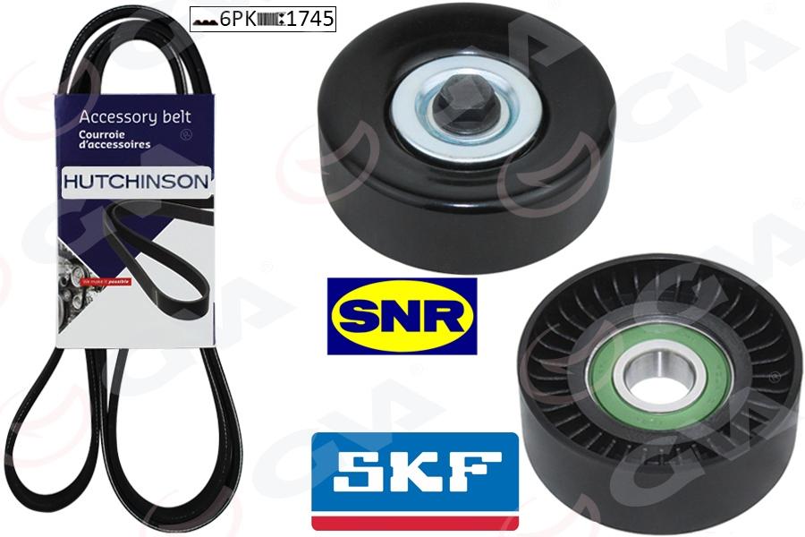 ALTERNATÖR GERGİ KİTİ TOURNEO CONNECT-TRANSİT CONNECT 1.8Dİ-TDCİ (07-) (KLİMALI) (6PK1745) - GVA - OEM 6H5Q6C301BA