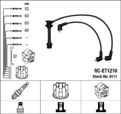 RC-ET1210 ATEŞLEME KABLOSU - NGK