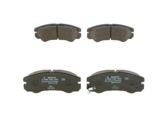 ÖN BALATA FRONTERA (92-98) ISUZU TROPPER 91=> (0986TB2234) - BOSCH - OEM 1605852
