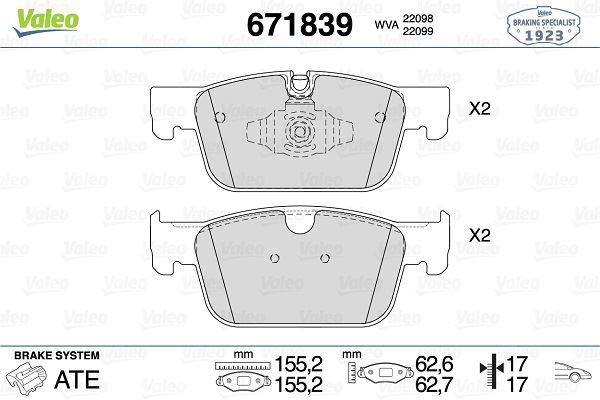 FREN DISK BALATASI ON S60 2.0 2.0D 02 19> S90 2.0 2.0D 03 16> V90 2.0 2.0D 03 16> XC60 2.0 03 17> - VALEO - OEM 31423651