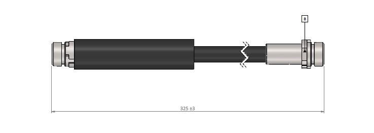 FREN HORTUMU arka 2 (DY) 03-.. - CAVO - OEM D35043810B
