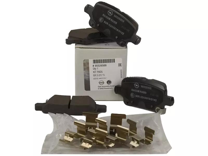 ARKA FREN BALATASI OPEL ASTRA K 1.0-1.4-1.4T-1.6T-1.6 CDTI 16>22 (106.5x46.3x16.6) (SATIS SONRASI SPESIFIKASYONU) - GM - OEM 1684934880