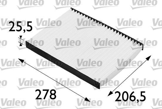 POLEN FİLTRESİ POLO3-POLO CLASSIC-GOLF3-GOLF4-BORA-A3-TOLEDO(97-04)-PASSAT(01-05) - VALEO - OEM 1H0819644