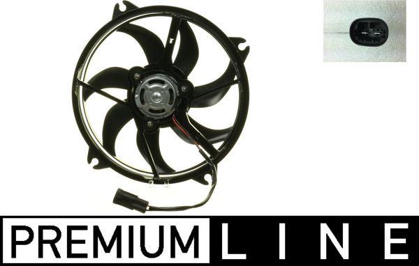 Kühlmittelkühler-/Kondensator-Lüfter PEUGEOT PARTNER - MAHLE