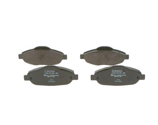 FREN BALATASI ON WVA 24660 P308 P3008 1.4 16V 1.6 16V 1.6HDI 07> - BOSCH FREN BALATA - OEM 425426